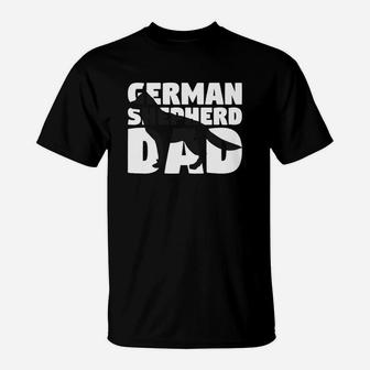 German Shepherd Dad Dog Father, best christmas gifts for dad T-Shirt - Seseable