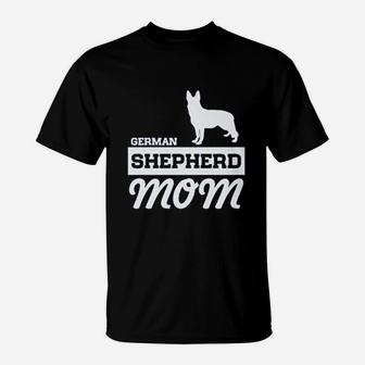 German Shepherd Mom Graphic Dog Lover T-Shirt - Seseable