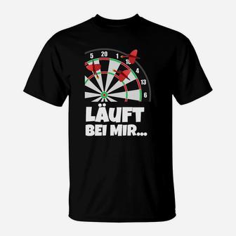 Gesschenkidee Dart Lälft Bei Mir T-Shirt - Seseable