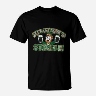 Get Ready To Stumble St Patricks Day Saint Irish Pats T-Shirt - Seseable