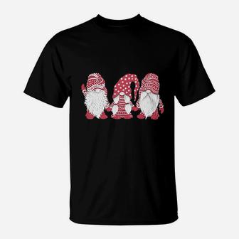 Gnome Valentines Day Funny Gnomes Holiday T-Shirt