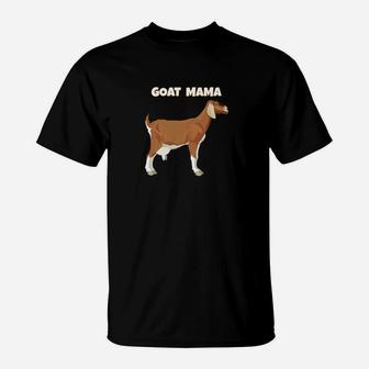 Goat Mama Standing Anglonubian Goat Premium T-Shirt - Seseable