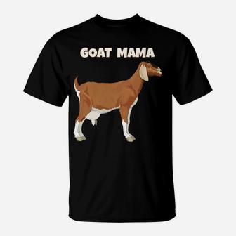 Goat Mama Standing Anglonubian Goat T-Shirt - Seseable