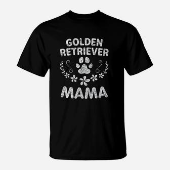 Golden Lover Owner Funny Dog Mom Gifts Golden Retriever Mama T-Shirt - Seseable
