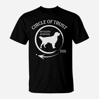 Golden Retriever Circle Of Trust Men Women Dog T-Shirt - Seseable