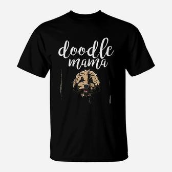 Goldendoodle Mama Doodle Mom Cute Goldendoodle T-Shirt - Seseable