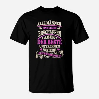 Grafik-T-Shirt Männer, 'Beste Geschenk' Spruch - Einzigartiges Design - Seseable