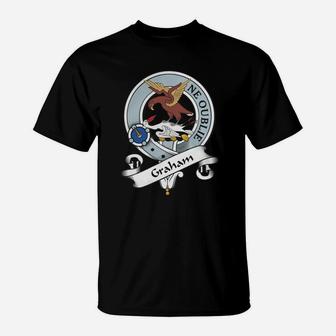 Graham Clan Badge Scottish Clan Badges T-Shirt - Seseable