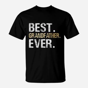 Granddaughter Grandson Best Grandfather T-Shirt - Seseable