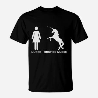 Graphics Nurse Vs Hospice Nurse T-Shirt - Seseable