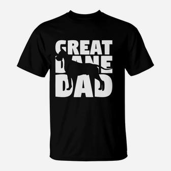 Great Dane Dad Dog Father Great Dane T-Shirt - Seseable
