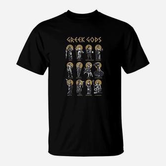 Greek Gods Greek Mithology Ancient Legends T-Shirt - Seseable