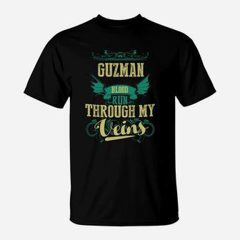 Guzman Name Shirt, Guzman Funny Name, Guzman Family Name Gifts T Shirt T-Shirt - Seseable