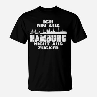 Hamburg Stolz Herren T-Shirt - Nicht aus Zucker Spruch - Seseable