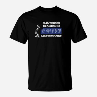 Hamburger Stadionuhr Abrisskommando T-Shirt - Seseable