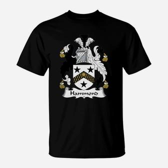Hammond Family Crest / Coat Of Arms British Family Crests T-Shirt - Seseable