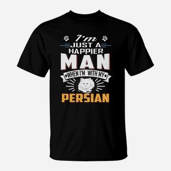 Happier Man With Persian T-Shirt - Seseable