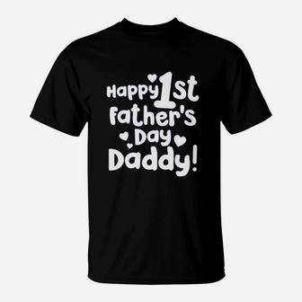 Happy First Fathers Day, best christmas gifts for dad T-Shirt - Seseable