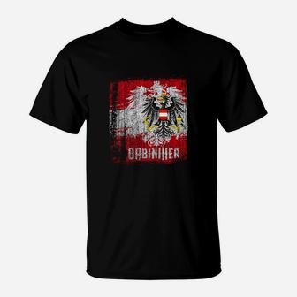 Herren T-Shirt Adler Motiv, Oberbier Aufdruck, Lustiges Design - Seseable