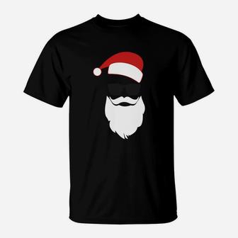 Hipster Santa T-Shirt - Seseable