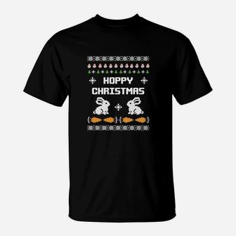 Hoppiges Weihnachten Weihnachten T-Shirt - Seseable