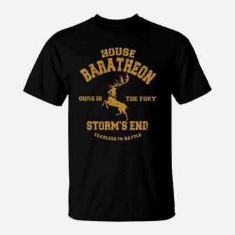 House Baratheon Ours Is The Fury Storm And Fearless In Battle Shirt, Hoodie, Sweater T-Shirt - Seseable