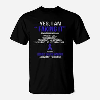 I Am A Crohn's Disease Warrior T-Shirt - Seseable
