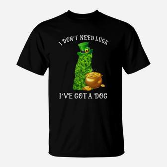 I Do Not Need Luck I Have Got A Samoyed Shamrock St Patricks Day Dog Lovers T-Shirt - Seseable