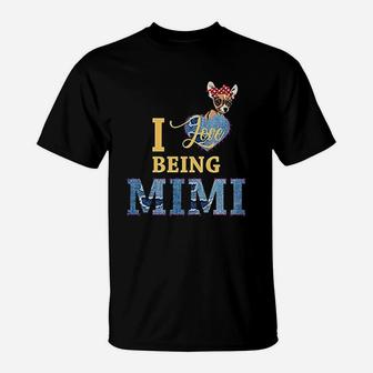 I Love Being Mimi Grandmas Mothers Day T-Shirt - Seseable
