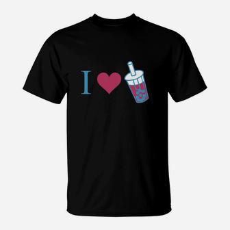 I Love Boba T-Shirt - Seseable