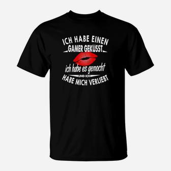 Ich Habe Einen Gamer Geküsst T-Shirt - Seseable