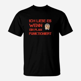 Ich Lieb Essenn Ein Plan ktionstier T-Shirt - Seseable