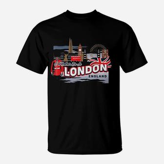 Id Rather Be In London England Vintage T-Shirt - Seseable