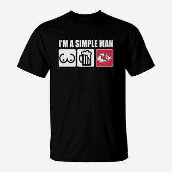 Im A Simple Man T-Shirt - Seseable