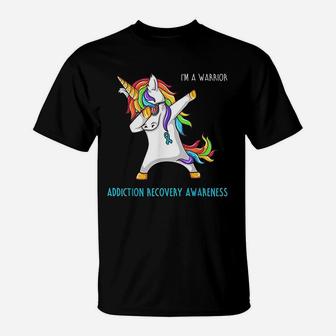 Im A Warrior Addiction Recovery Awareness T-Shirt - Seseable