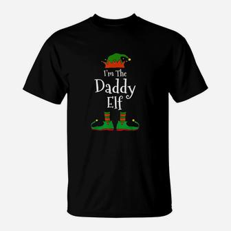Im Daddy Elf Family Matching Funny Christmas Papa Gift T-Shirt - Seseable