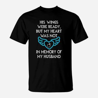 In Memory Of My Husband Apparel Tshirts T-Shirt - Seseable