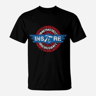 Inspire Math Superhero Pi Day Mathematics Teacher Nerd Geek T-Shirt - Seseable
