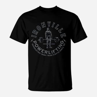 Ironville Vintage Deadlift T-Shirt - Seseable