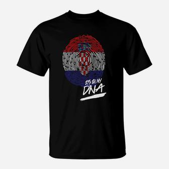It Is In My Dna Croatia Baby Proud Country Flag T-Shirt - Seseable