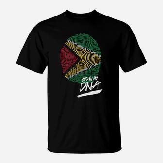 It Is In My Dna Guyana Baby Proud Country Flag T-Shirt - Seseable