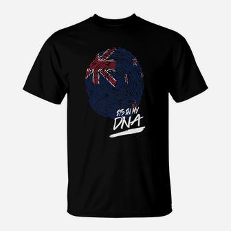It Is In My Dna New Zealand Baby Proud Country Flag T-Shirt - Seseable