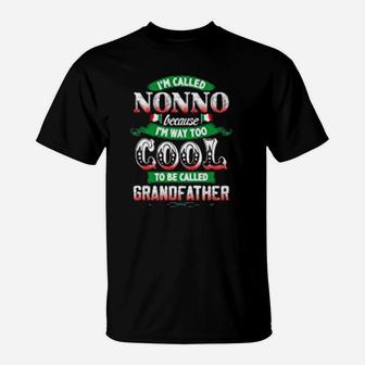 Italy Cool Nonno Granfather T-Shirt - Seseable