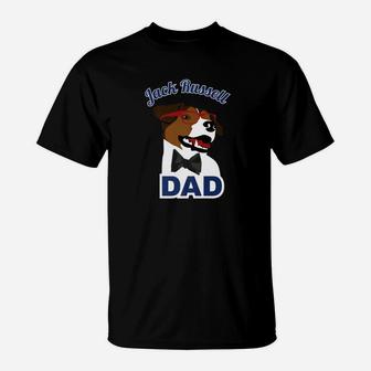 Jack Russell Terrier Dad Dog Daddy Fathers Day Gift T-Shirt - Seseable