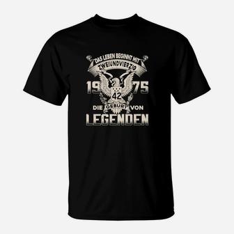 Jahrgang 1975 Legendäres Adler T-Shirt, Vintage Geburtstagsgeschenk - Seseable