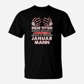 Januar-Geburtstagsmann T-Shirt, Lustiges Zitat Design - Seseable