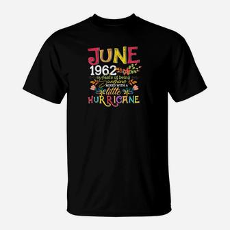 Juni 1962 Mädchen T-Shirt, Lustiges 59. Geburtstags Outfit - Seseable