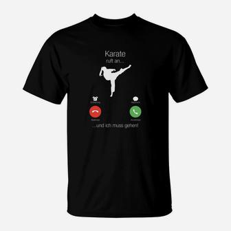 Karate Humor T-Shirt mit Spruch, Lustiges Kampfsport-Shirt - Seseable