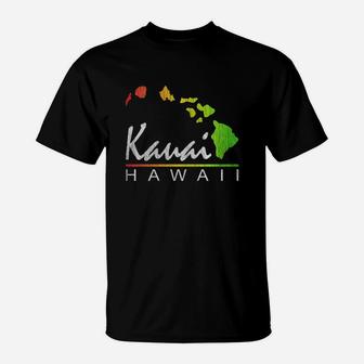 Kauai Hawaii distressed Vintage Look T-Shirt - Seseable