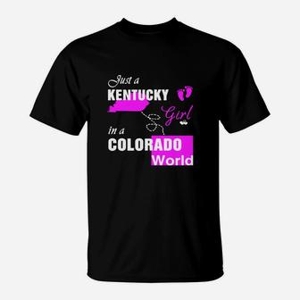 Kentucky Girl In Colorado Shirts,kentucky Girl Tshirt,colorado Girl T-shirt,colorado Girl Tshirt,kentucky Girl In Colorado Shirts,colorado Girl Hoodie T-Shirt | Seseable UK